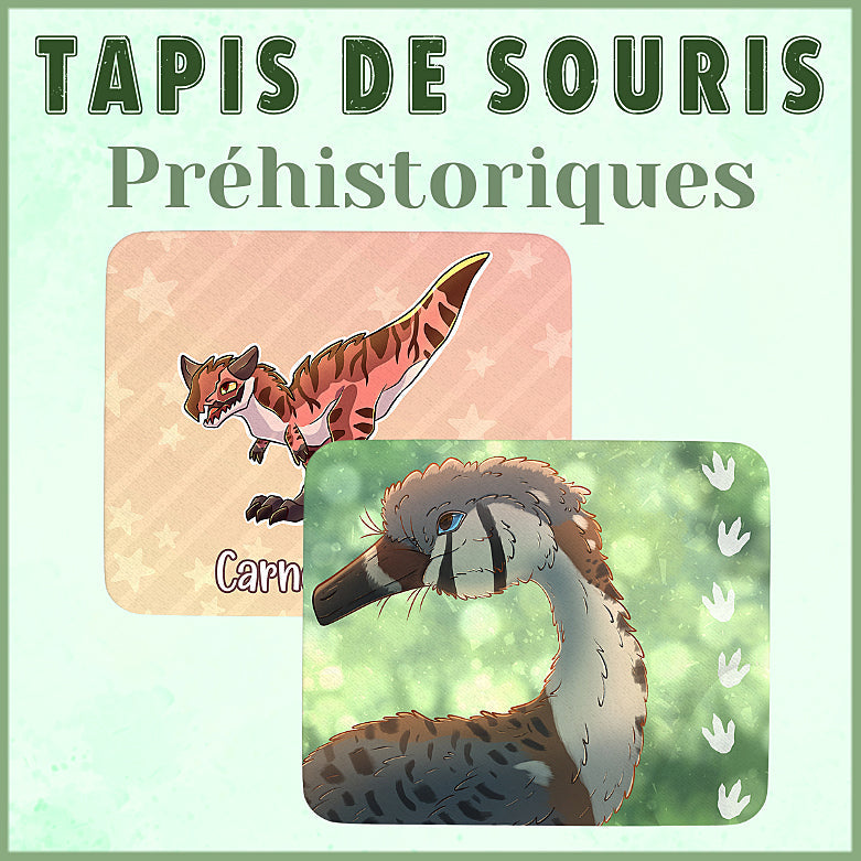 Tapis de Souris Préhistoriques