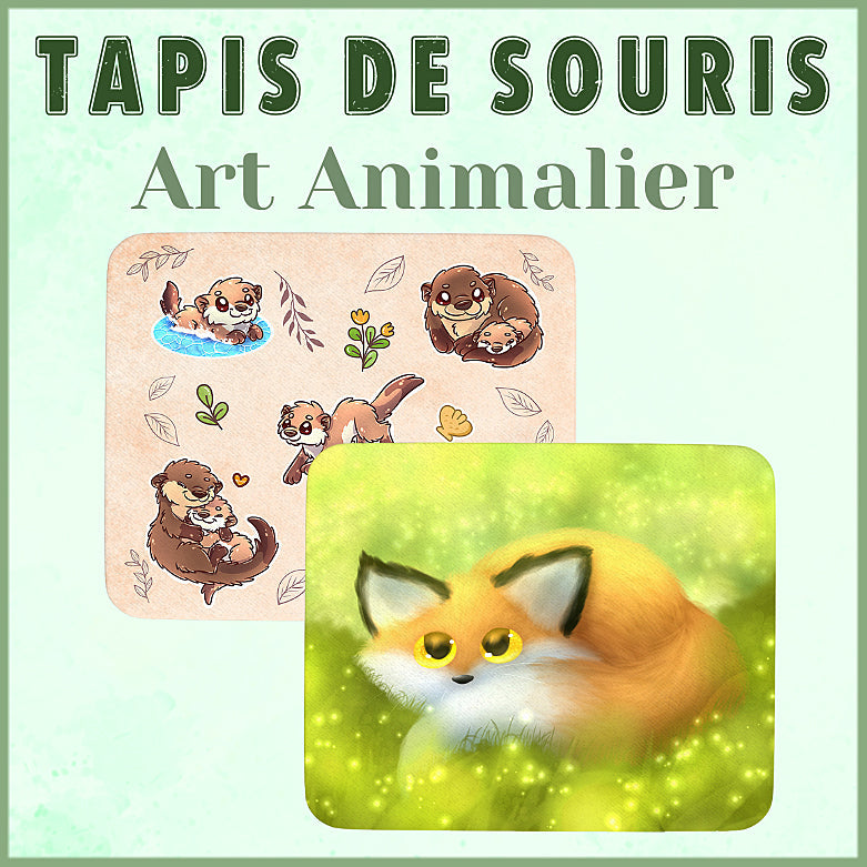 Tapis de Souris Art Animalier