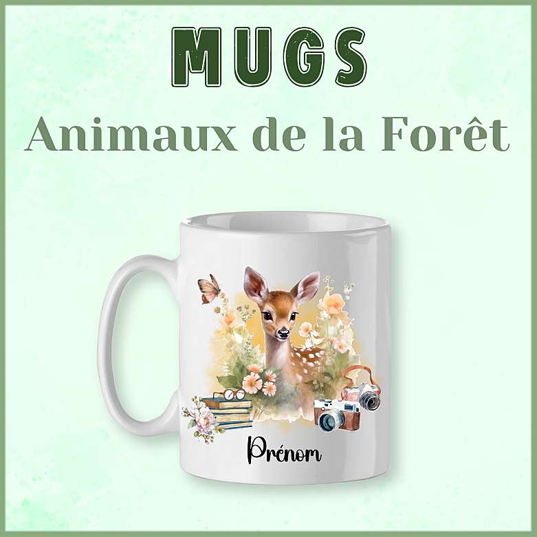 Mugs Animaux de la Forêt