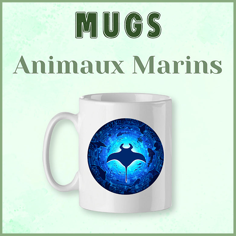 Mugs Animaux Marins