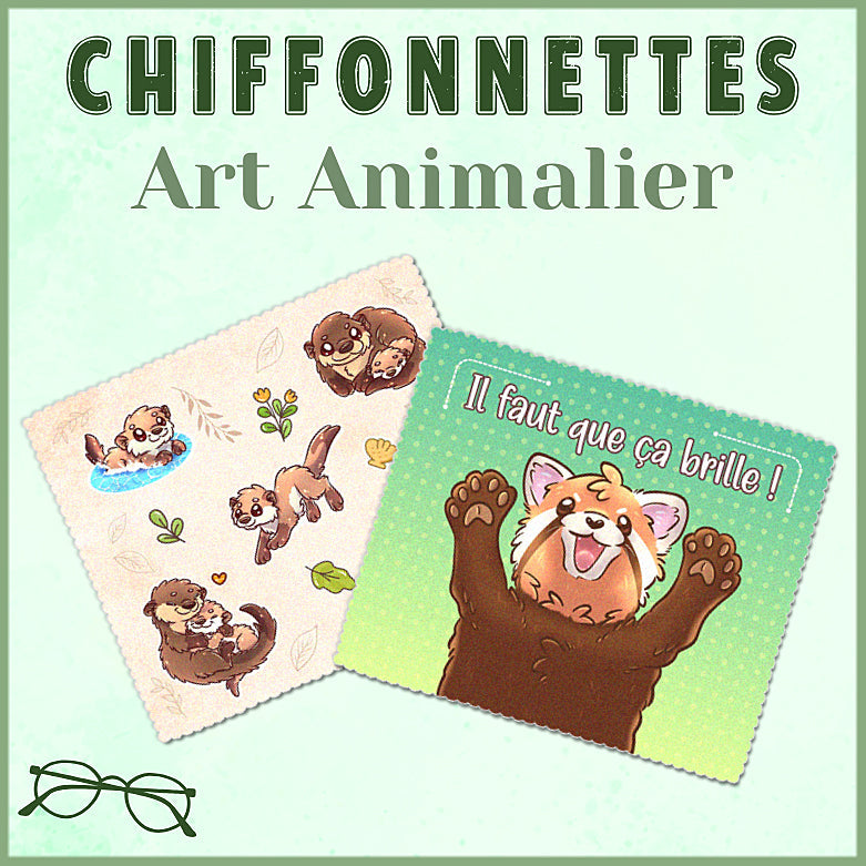 Chiffonnettes Art Animalier