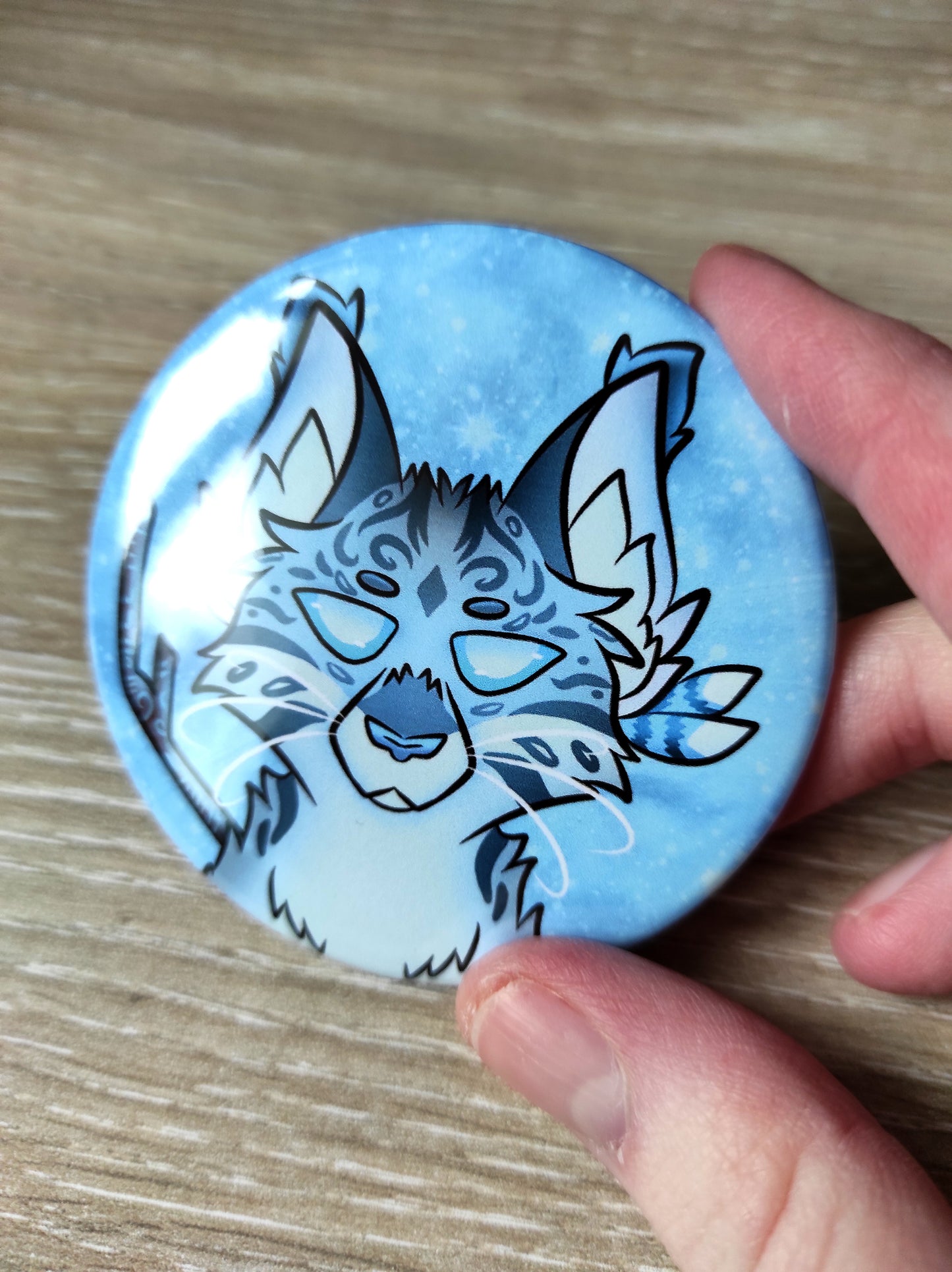 Badge, Magnet Chat, style la guerre des clans, Oeil de Geai, Jayfeather, Warrior cats