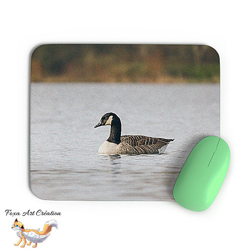 Tapis de souris Bernaches du Canada, Oies, Oiseaux, Photographie nature, Modèle 2, décoration de bureau