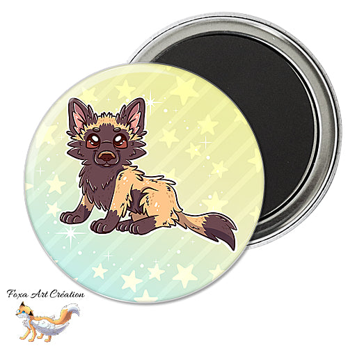 Badge, Magnet Berger Belge Malinois, chien mignon, race