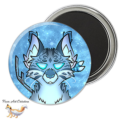 Badge, Magnet Chat, style la guerre des clans, Oeil de Geai, Jayfeather, Warrior cats