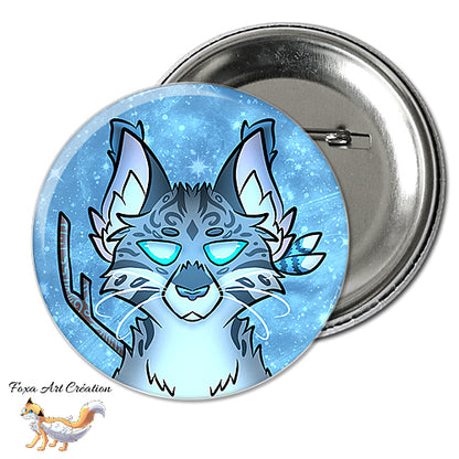 Badge, Magnet Chat, style la guerre des clans, Oeil de Geai, Jayfeather, Warrior cats