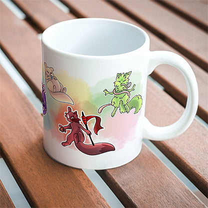 Mug Rain World Downpour, Slugcats, tasse cadeau, gaming, gamer, jeu-vidéo