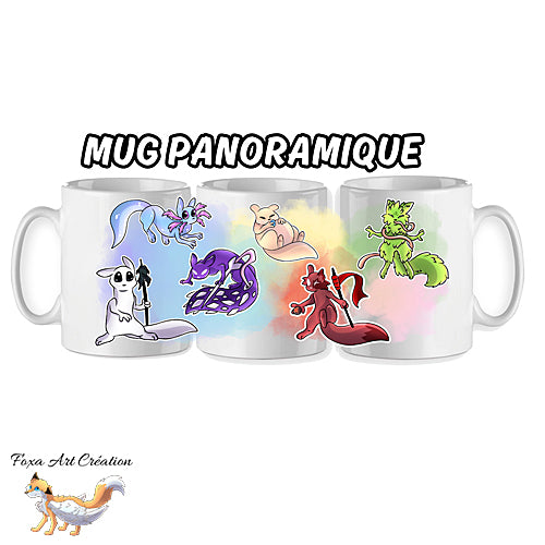 Mug Rain World Downpour, Slugcats, tasse cadeau, gaming, gamer, jeu-vidéo