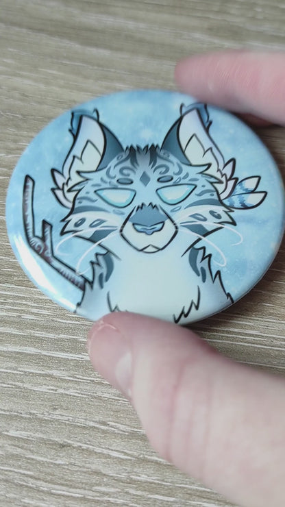 Badge, Magnet Chat, style la guerre des clans, Oeil de Geai, Jayfeather, Warrior cats
